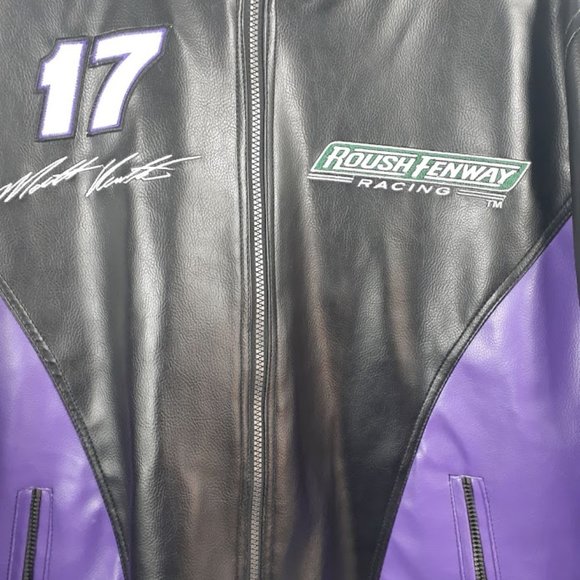 Matt Kenseth Mens Big & Tall 2XL Nascar Crown Royal Roush Fenway Racing Jacket - Picture 3 of 6